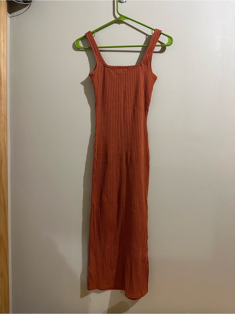 wild fable Rust Ribbed Maxi Dress - Picture 3 of 4